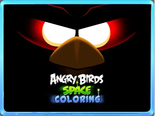 Angry Birds Space Coloring