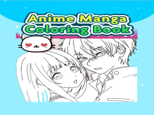 Anime Manga Coloring Book