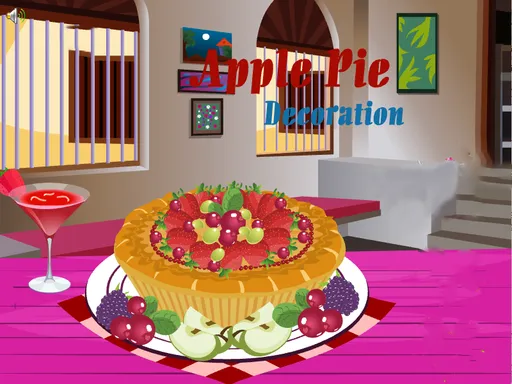 Apple Pie Decoration
