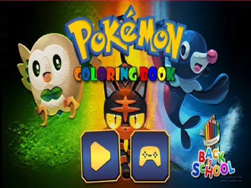 Back To School Coloring Book Pokémon