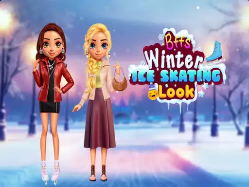BFFs Winter Ice Skating Look