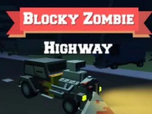 Blocky Zombie Highway