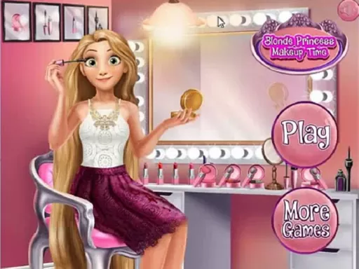 Blonde Princess Makeup Time