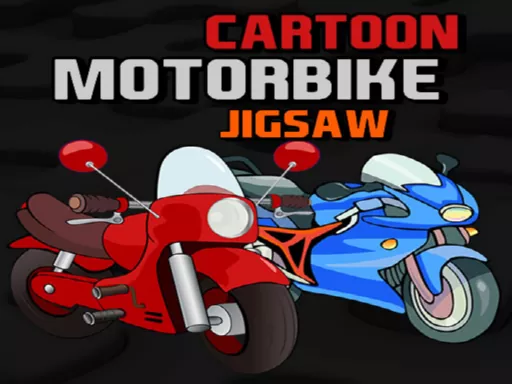 Cartoon Motorbike Jigsaw