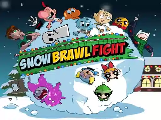 Cartoon Network Snow Brawl Fight