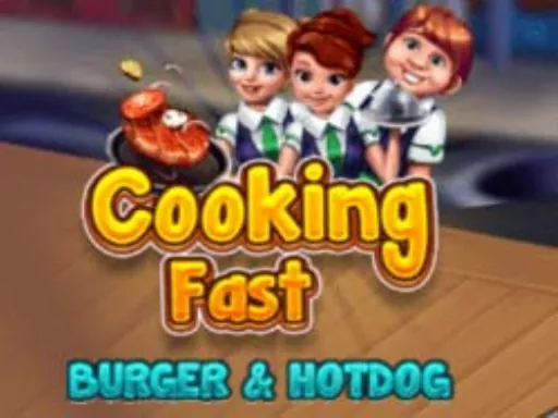 Cooking Fast Burger & Hotdog