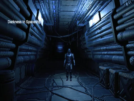 Darkness In Spaceship