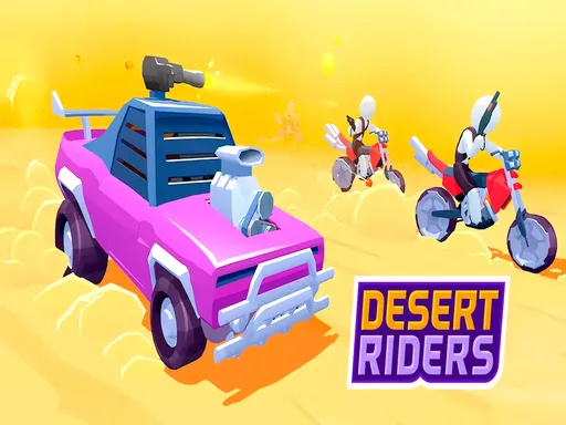 Desert Riders Car Battle Game