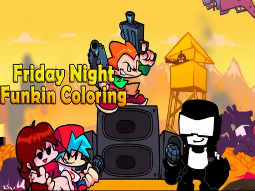 Friday Night Funkin Coloring