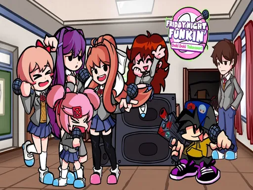 Friday Night Funkin' Doki Doki Takeover