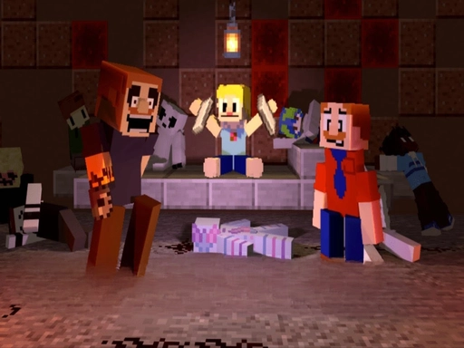 Friday Night Funkin' Shucks But Minecraft