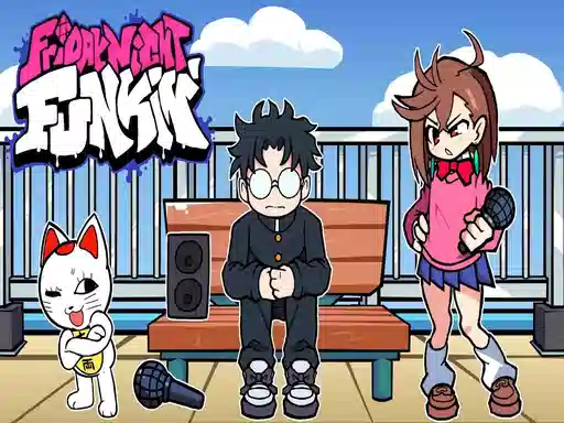 Friday Night Funkin' X DanDaDan Turbo Granny Vs Momo Ayase