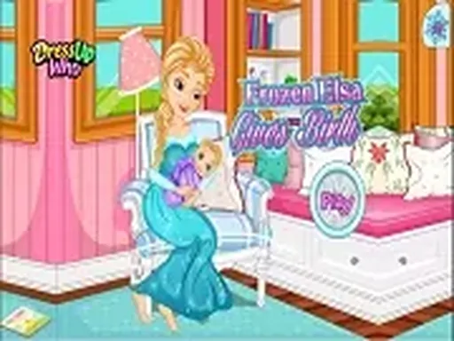 Frozen Elsa Gives Birth