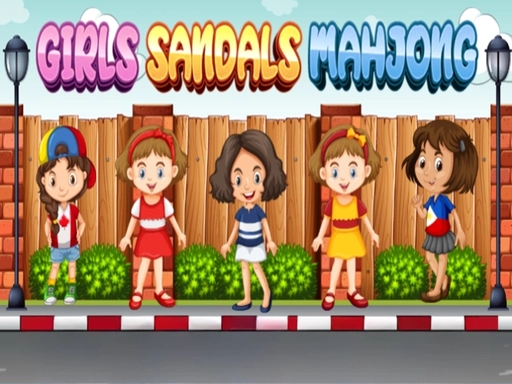 Girls Sandals Mahjong