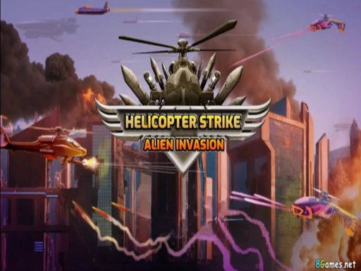 Helicopter Strike Alien Invasion