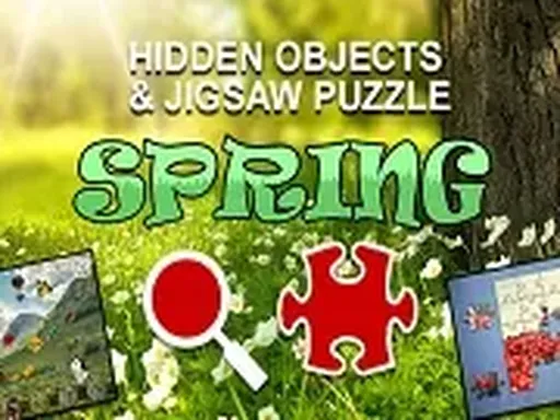 Hidden Objects & Jigsaw Puzzle Spring