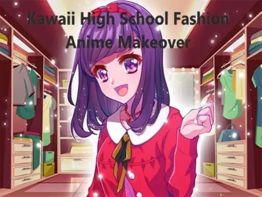 Kawaii High School Fashion Anime Makeover
