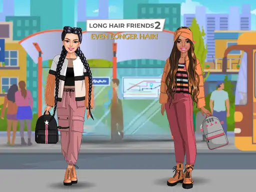 Long Hair Friend 2 Even Longer Hair!