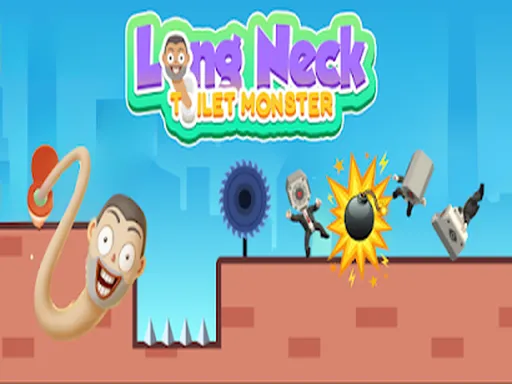 Long Neck Toilet Monster