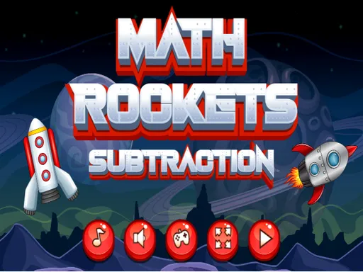 Math Rockets Subtraction