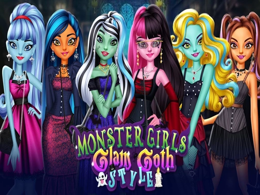 Monster Girls Glam Goth Style