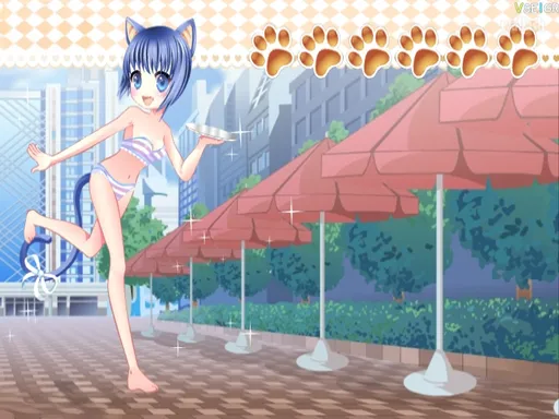 Neko Waitress Dress Up