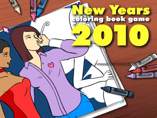 New Year Coloring Book Game 2010