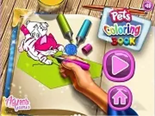 Pets Coloring Book
