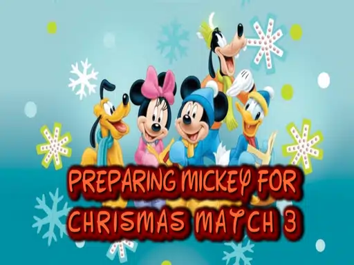 Preparing Mickey For Christmas Match 3
