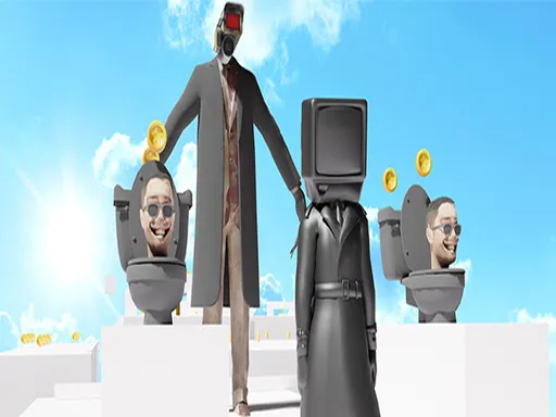 Skibidi Toilet Parkour Run