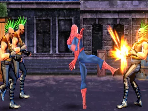 Spider Hero Street Fight
