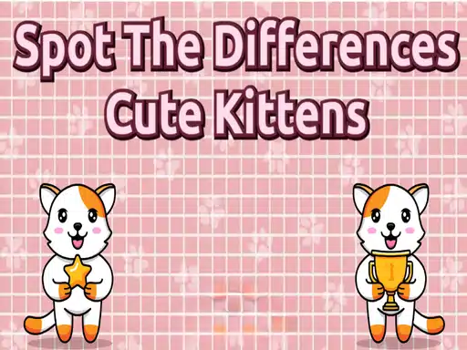 Spot The Differences Cute Kittens