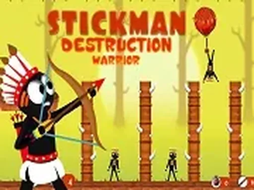 Stickman Destruction Warrior