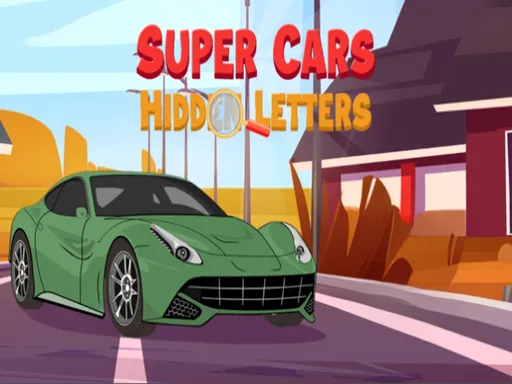 Super Cars Hidden Letters