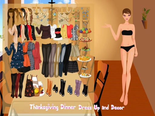 Thanksgiving Dinner Dress Up And Decor