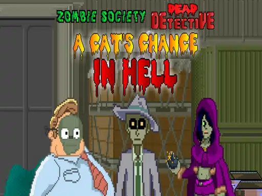 Zombie Society Dead Detective A Cat's Chance In Hell